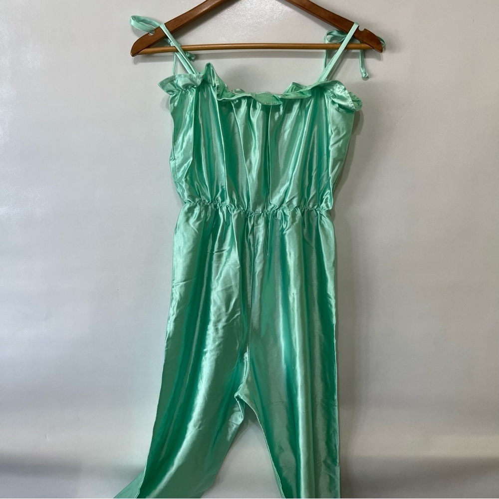 Vintage Green Jumpsuit Romper